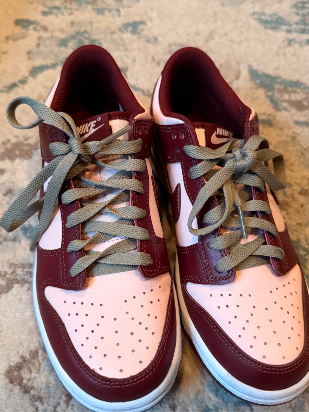 Nike Dunk Low Dark Team Red Echo Pink 5.5Y / Women’s 7